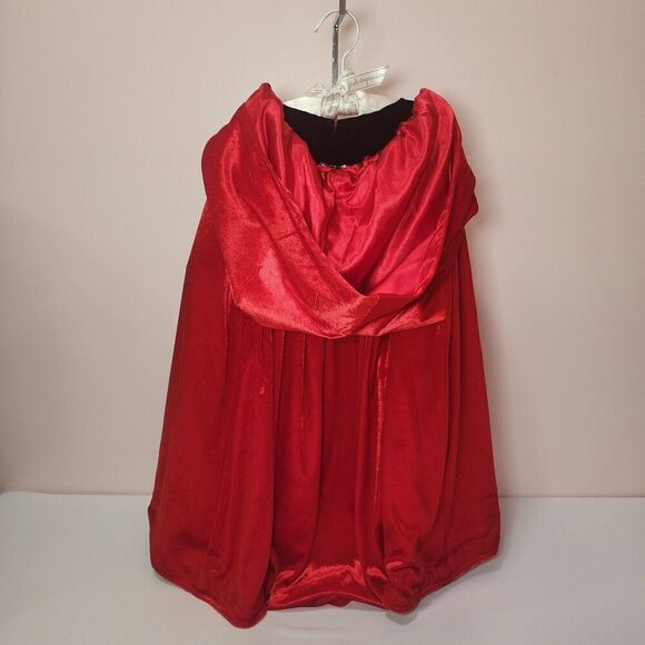 Chasing Fireflies Wishcfaft Little Red Ridding Hood Sz 4 Dress, Cape - Picture 4 of 8